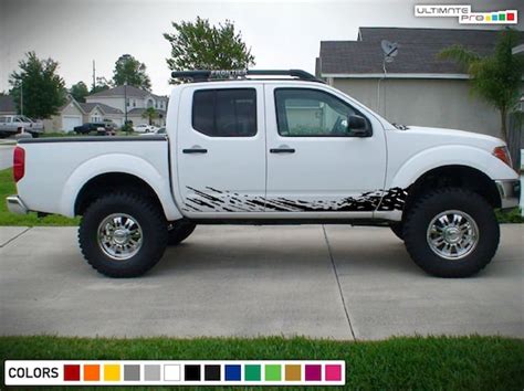 Auto Parts And Vehicles 2x Nissan Frontier Pro 4x Vinyl Both Side