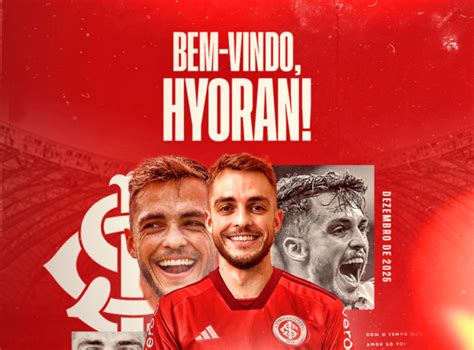 Internacional anuncia contratação de Hyoran ex Atlético MG e Palmeiras