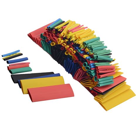 164pcs Set Polyolefin Shrinking Assorted Heat Shrink Tube Wire Cable