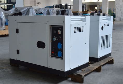 Portable Super Silent Diesel Generator 6kw Power Genset Air Cooled