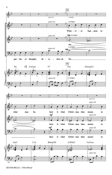 Silver Bells Sheet Music by Audrey Snyder (SKU: 08748219) - Stanton's ...