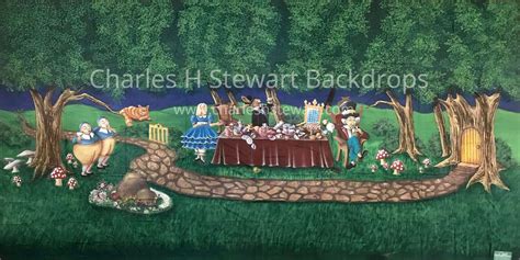 Alice in Wonderland Backdrop For Rent by Charles H. Stewart