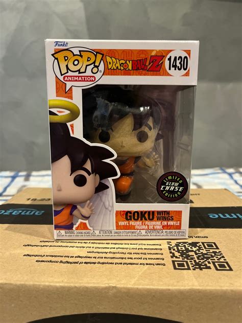 Funko Pop Action Figure Dragonball Z Goku With Wings Glow