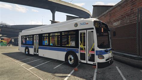 MTA NYCT New Flyer XD40 livery (Blue stripe livery) - GTA5-Mods.com