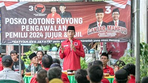 PDIP Surabaya Dirikan Posko Posko Gotong Royong Untuk Kawal Pemilu 2024