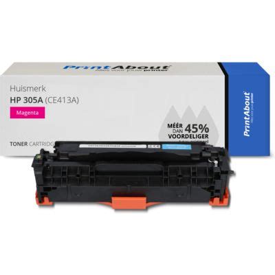 Huismerk HP 305A Toner Magenta CE413A Kopen PrintAbout