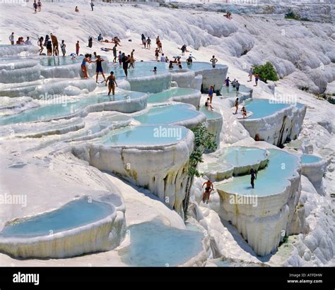 Pamukkale Cotton Castle Travertine Pools Unesco Heritage Site