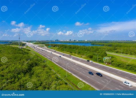 Aerial Photo of Highway 275 Howard Frankland Bridge Stock Image - Image ...