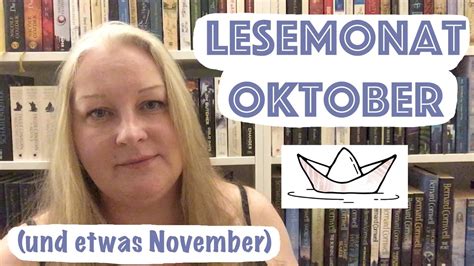 Lesemonat Oktober November B Chertante Youtube