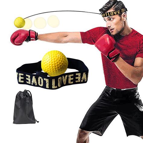 Box Ball Set With Rubber Boxball Boxing Reflex Ball Boxing Training