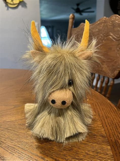 Dollar Tree Fanatics Crafts Decor My First Highland Cow