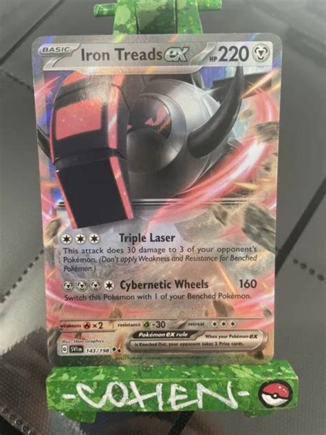 Pok Mon Tcg Iron Treads Ex Scarlet Violet Base Set Holo