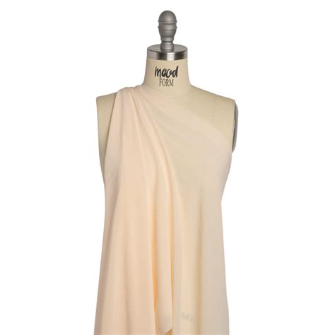 Famous Australian Designer Nude Viscose Crepe De Chine