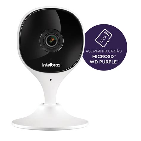 Full HD Wi-Fi indoor camera iMX C + micro-SD de 32 GB | Intelbras