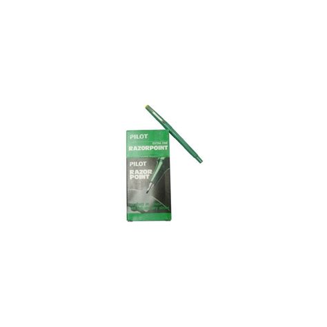 Pilot Sw 10pp Razor Point Sign Pen Blackbluegreen Limited