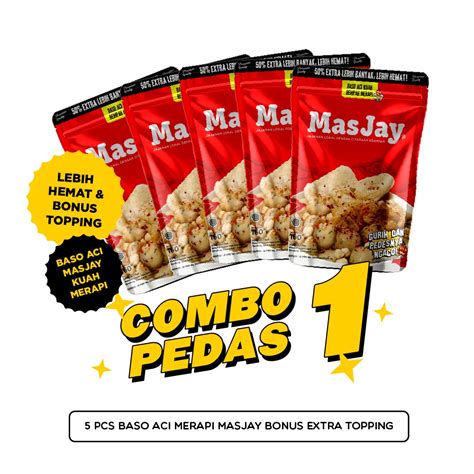 Jual Masjay Combo Hemat Pcs Baso Aci Merapi Instant Bonus Extra