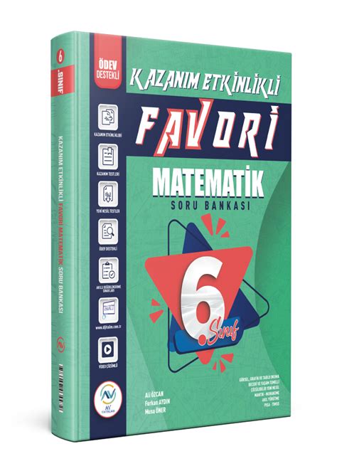 Av 6 Sınıf Matematik Kazanım Etkinlikli Soru Bankası 2023 istek kitap