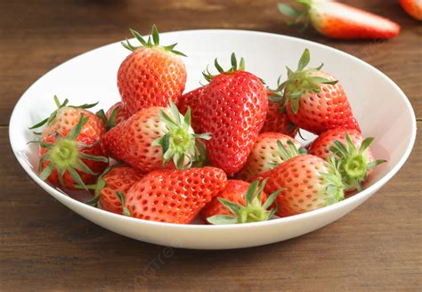 Background Gambar Hd Strawberry Stroberi Segar Buah Latar Belakang