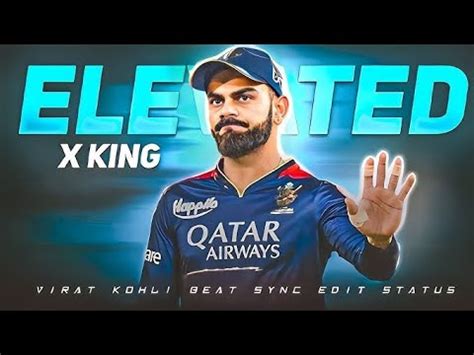 Virat Kohli X Elevated Beat Syncvirat Kohli Edit Cricket Video