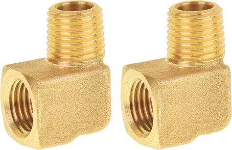 Amazon 1 4 NPT 90 Degree Elbow Male And Female Brass Pipe Fitting