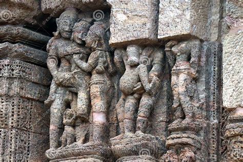 Templo De Konark Sun En Odisha La India Erotismo Y Origen Del