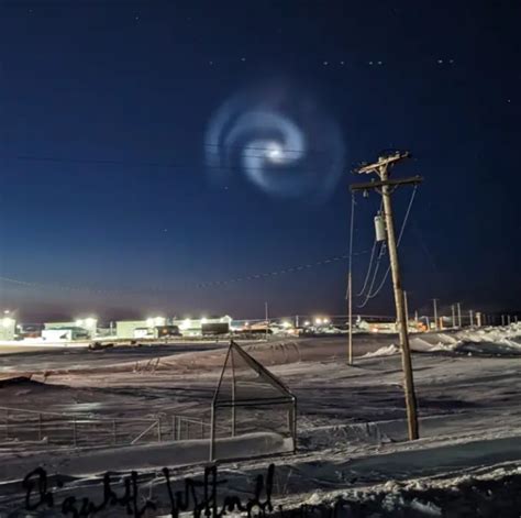 A Strange Spiral Appeared Over The Sky Of Alaska Telegraph Telegraph