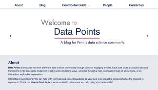 introducing data points  blog  penns data science community