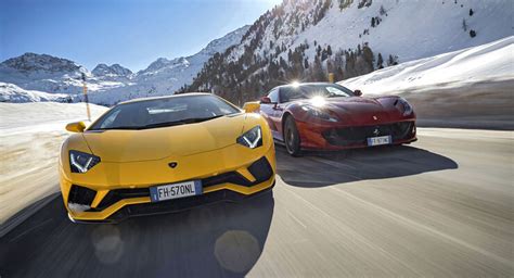 Ferrari Superfast Lamborghini Aventador S Im Fahbericht Auto