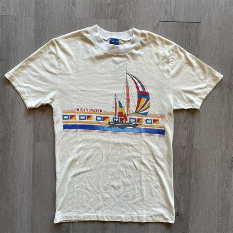 Ocean Pacific Vintage T Shirt Size L Gently Used Depop