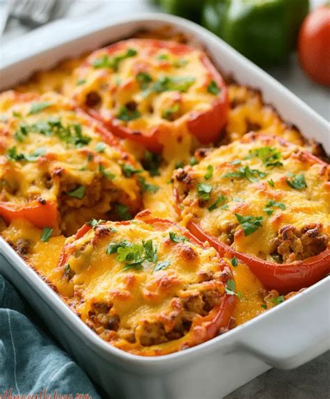 Pioneer Woman Stuffed Pepper Casserole Recipe