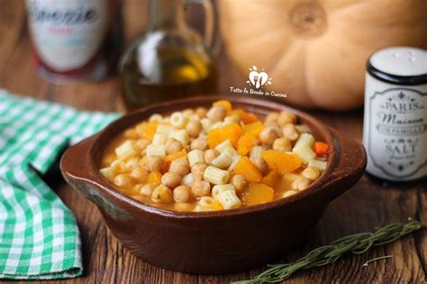 PASTA E CECI CON ZUCCA Tutto Fa Brodo In Cucina