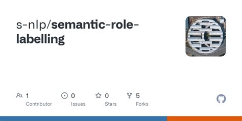 Github S Nlp Semantic Role Labelling