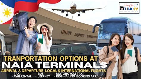 Naia Terminals Transportation Options Manila International Airport