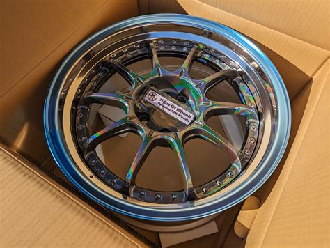 *Brand New* SSR SP5 (Spectrum Silver) - 3 Piece Wheels - 5x114.3 - 18x