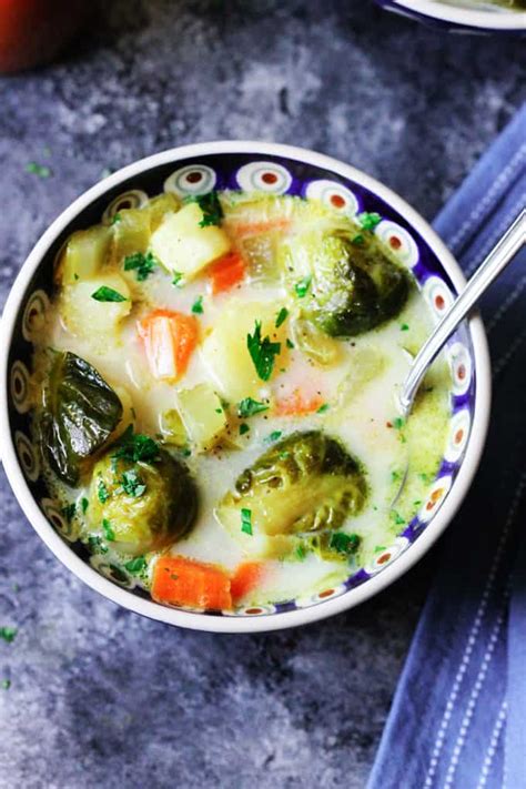 Brussels Sprouts Soup Recipe (European Style) - Eating European