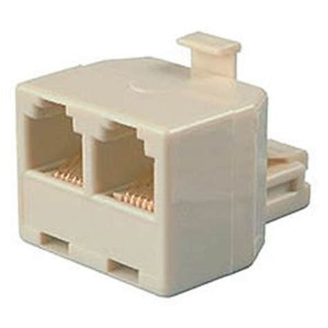 T Adapter Ivory Allen Tel Products Inc