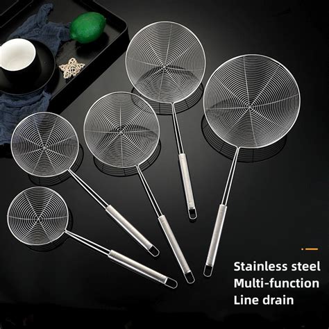 Stainless Steel Colander Frying Filter Strainer Hot Pot Big Leaking Spoon Shopee Philippines
