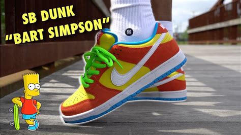 Sb Dunk Of The Summer Nike Sb Dunk Bart Simpson Youtube