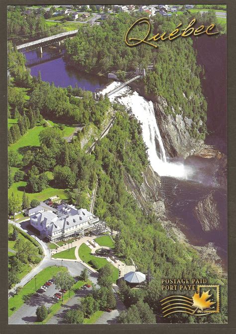 Des Cartes Postales Modernes La Chute Montmorency Et Les Environs