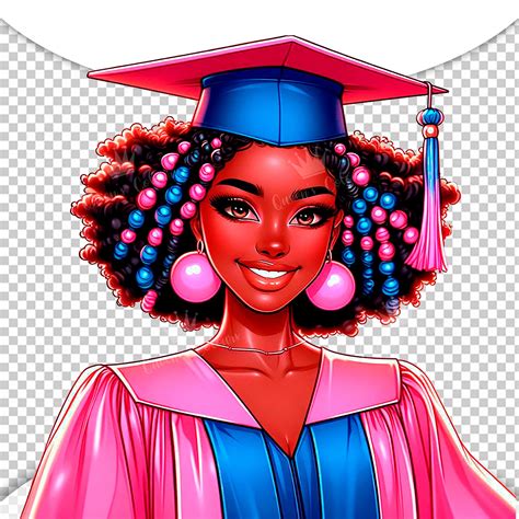 Graduation Girl Clipart, Graduation Girl Png, Graduating Girl Planner ...