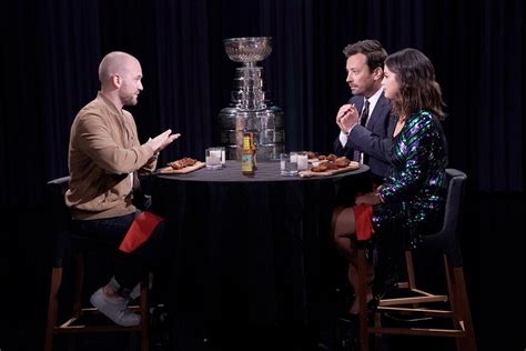 Selena Gomez And Jimmy Fallon S Hot Ones Wings Made Them Cry