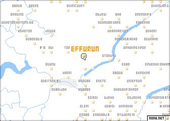 Effurun Nigeria Map
