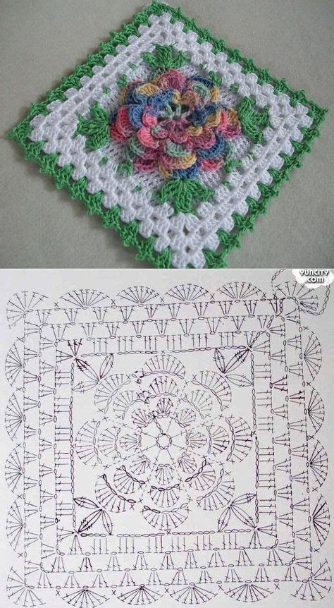 The Ultimate Granny Square Diagrams Collection ⋆ Crochet Kingdom 743