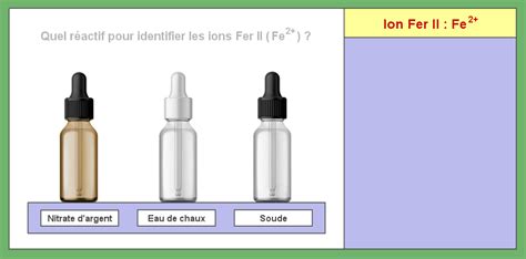 Identifier Les Ions Fer II