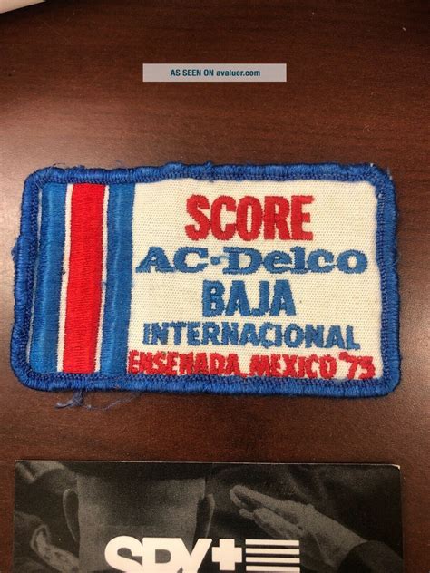 Vintage 1973 Era Baja SCORE Ensenada Mexico Off Road Racing Patch AC