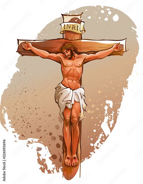 Jesus Christ Nailed To The Cross