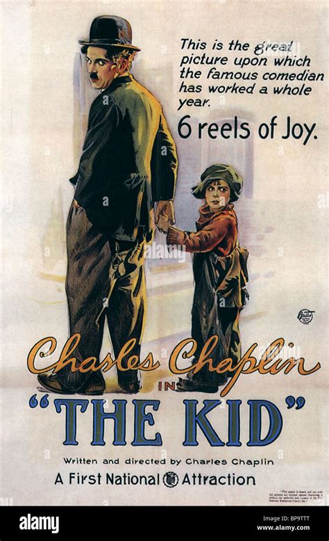 CHARLIE CHAPLIN POSTER THE KID (1921 Stock Photo, Royalty Free Image ...