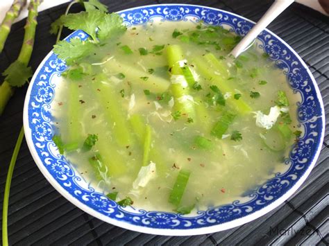 Soupe De Crabe Aux Asperges Potage Vietnamien Marlyzen Cuisine