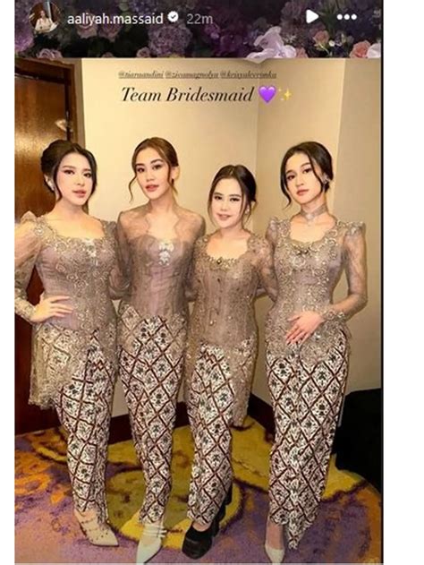 Potret Bridesmaid Di Akad Nikah Mahalini Dan Rizky Febian Ada