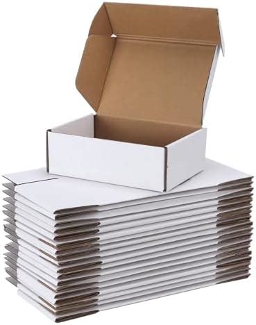 Amazon Stockroom Plus 50 Pack White Corrugated Packaging Boxes